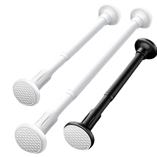 免打孔伸缩杆免安装晾衣杆衣架卧室窗帘挂杆浴帘杆子门帘衣柜撑杆