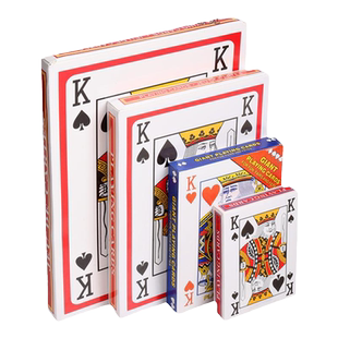 超大扑克牌特大号大尺寸扑克牌儿童桌游巨型结婚接亲大字牌号纸牌