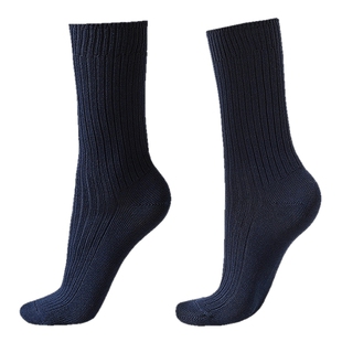 CALZEDONIA卡泽意袜秋冬女士时尚舒适中厚款罗纹短袜中筒袜DC0572