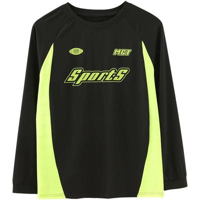 蘑菇兔胖男童速干长袖t恤轻薄款