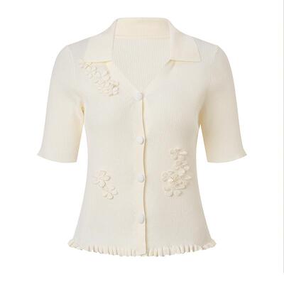 浪漫华丽短袖针织外套