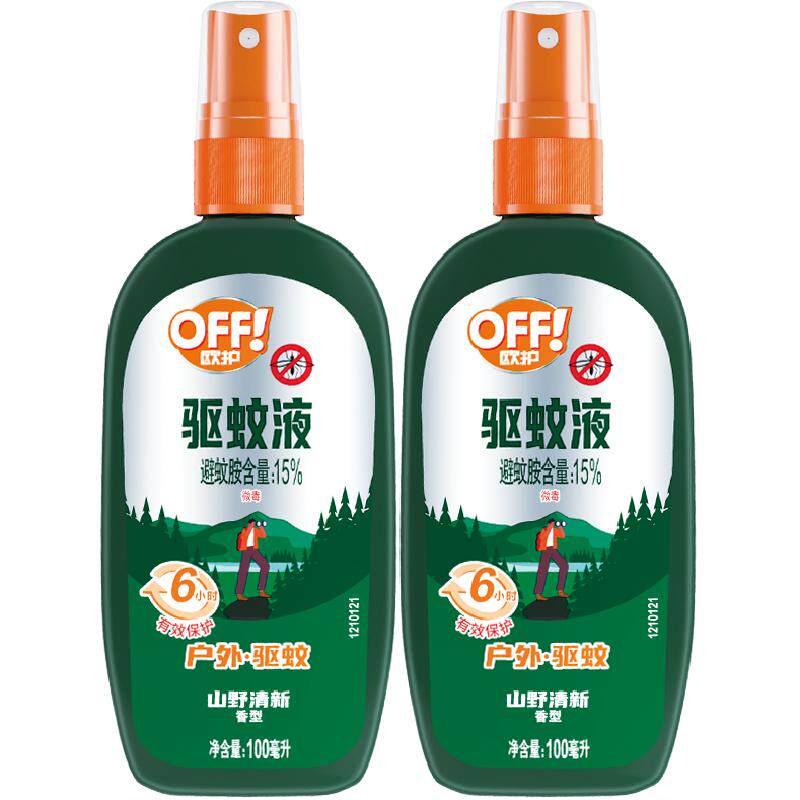 欧护户外驱蚊液2瓶