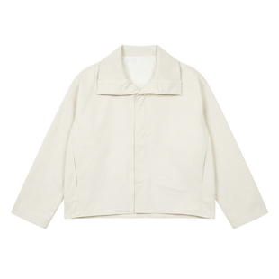 Hualun高级感痞帅外套男款秋春2026新款夹克男装时尚百搭纯棉外衣