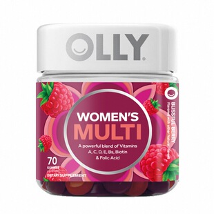 olly女性复合维生素软糖女维生素女士复合保健品女生多维免疫力