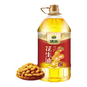 花生油精选一级初榨花生5L