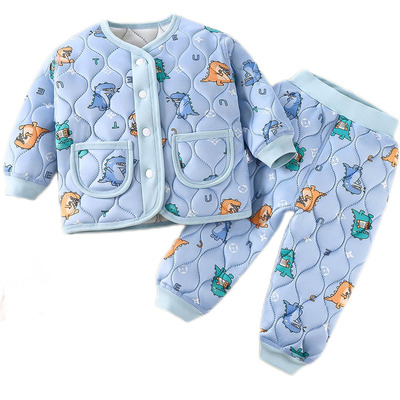 外穿内搭夹棉棉衣棉裤儿童秋冬