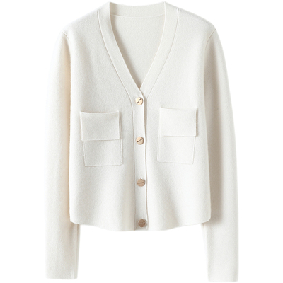 启超高端100%纯山羊绒衫