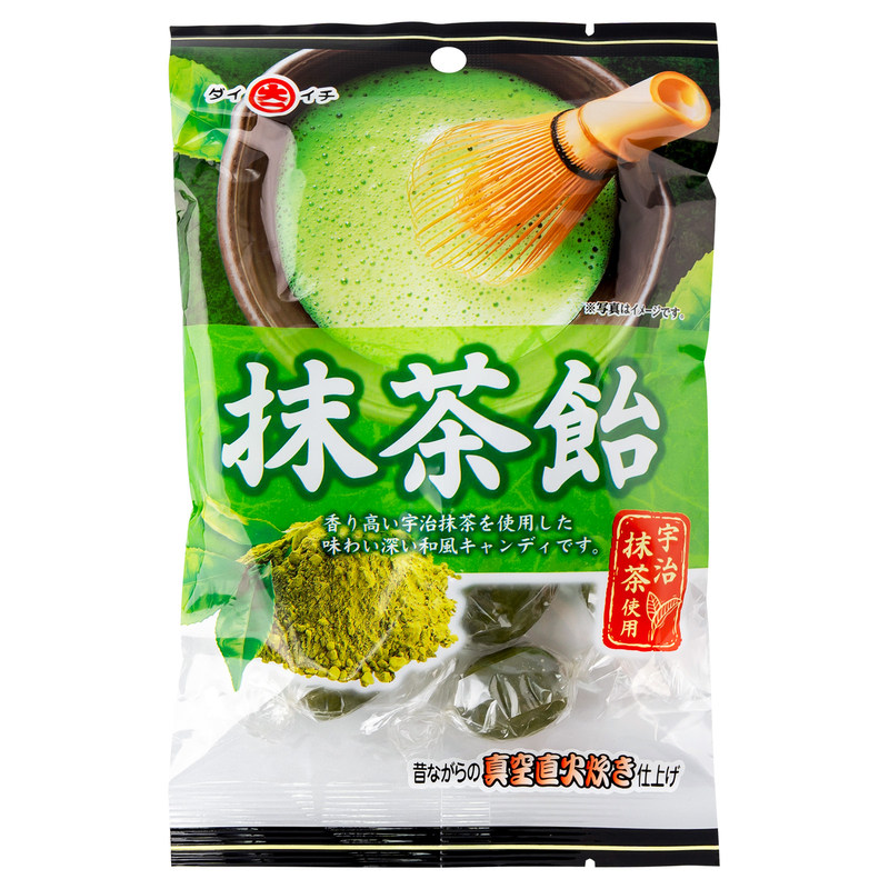日本进口大一制果抹茶饴 宇治抹茶硬糖独立包装和风休闲糖果喜糖
