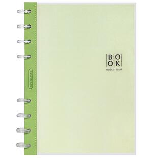 卡杰不硌手B5活页本新A5随身记事本学生科目笔记考研错题本横线蘑菇扣笔记本子高颜值可拆卸芯diy手帐线圈本