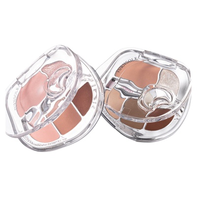 向日花卧蚕盘5色眼影盘新品