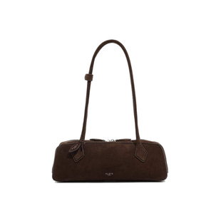 腊肠犬包法棍包女麂皮绒2025秋冬小众复古真皮长柄手提单肩腋下包