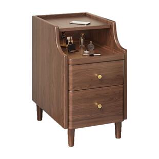 全实木床头柜家用卧室极窄小型床边收纳柜2025爆款超窄夹缝小柜子