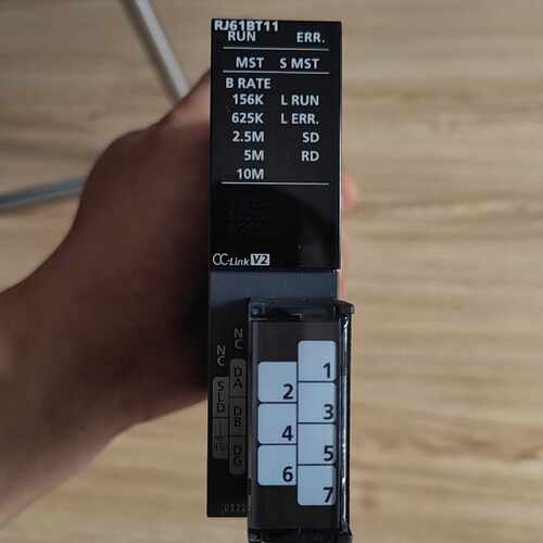 〔议价-可维修〕三菱RJ61BT11 CC-Link V2主站模块 工厂拆机