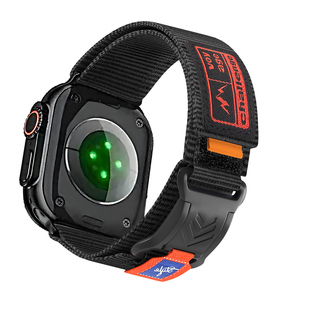 磁吸尼龙回环表带适用appleWatch苹果手表表带iWatch Ultra2野径S11/S10/9/8/7/6/5/4/3/2/1运动腕带男女款式