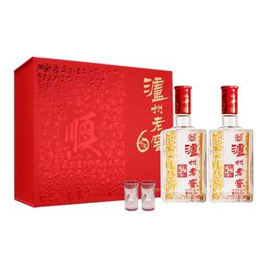 【蜜蜂惊喜社】泸州老窖六年窖头曲六六顺礼盒52度500ml*2瓶