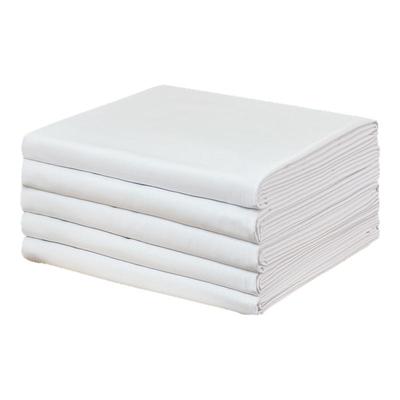 正品白床单单件纯棉加厚军训制式单人内务白色床单酒店专用白床单