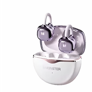 正品MONSTER/魔声无线蓝牙耳机夹耳式无感佩戴6.0双模式立体降噪