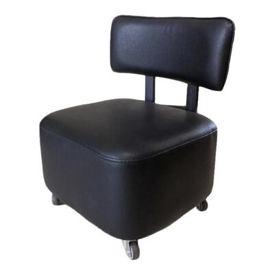 网红溜溜椅滑轮矮凳带靠背万向轮