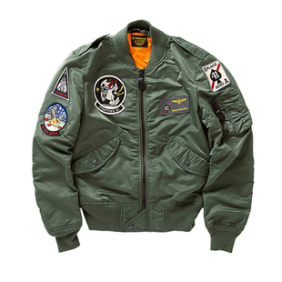 骑士网美国AVIREX摩托车骑行服MA-1 TOP GUN傲气雄鹰款飞行夹克男