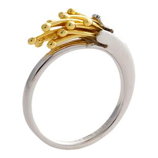 Fleurir（法）花蕊 ss S925银X24K镀金 VIXTORM设计师款戒指