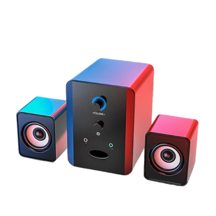 台式机电脑音响家用桌面低音炮有线迷你小音箱喇叭2.1usb小型影响