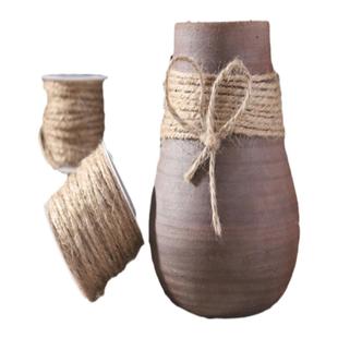 黄麻绳diy手工材料编织麻线绳鲜花包装细绳蛋糕烘焙花瓶装饰绑带