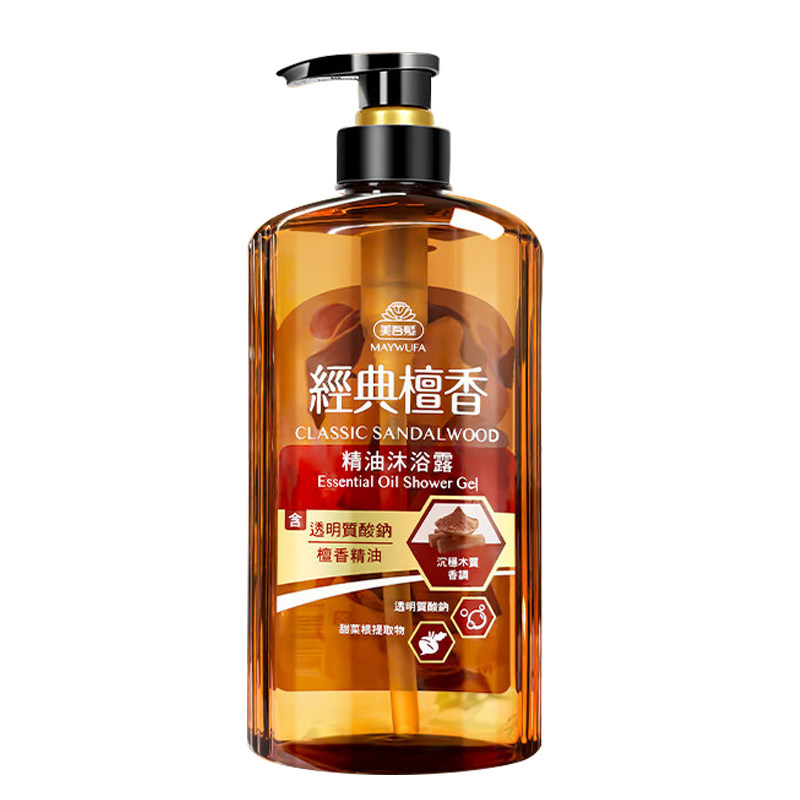 【自营】中国台湾进口MAYWUFA美吾发檀香精油沐浴露留香沐浴乳