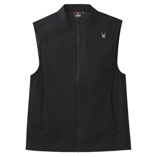 SPYDER蜘蛛春夏男70D尼龙四面弹立领机能夹棉马甲背心02VO26106WM