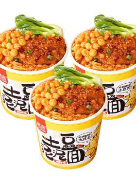 阿宽土豆泥泥火鸡面烧烤味干拌面风味小吃泡面速食宵夜食品方便面