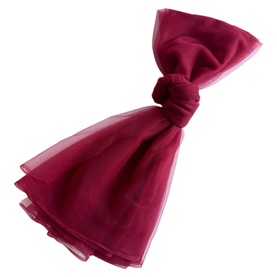 红色纱幔婚庆网纱订婚宴卧室布置