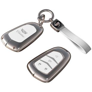 凯迪拉克xt5车钥匙套ct5 xt4 xt6 ct6 ct4扣gt4包atsl女xts金属壳