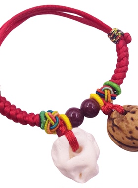 桃核桃胡桃篮木猪精惊骨手链