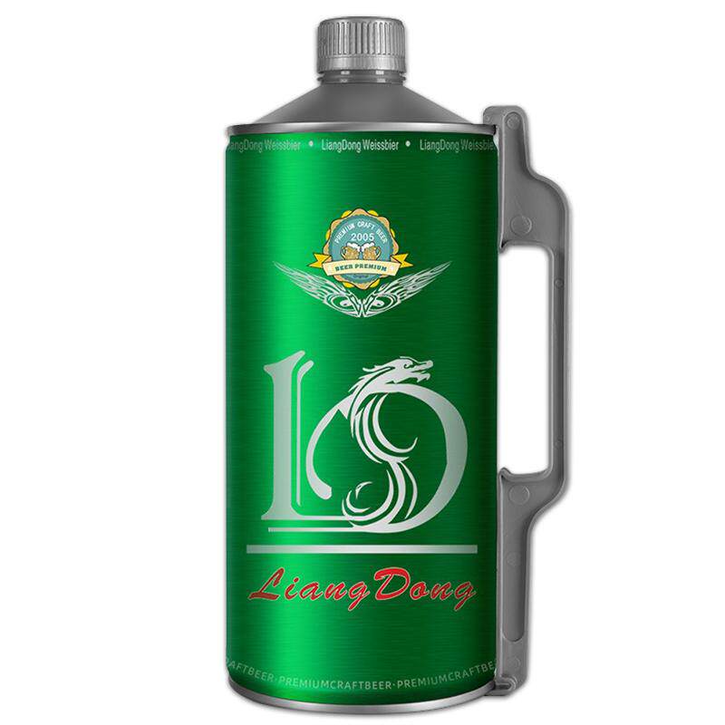 亮动啤酒精酿原浆小麦2l*6桶青岛