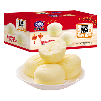 港荣奶香味蒸蛋糕400g