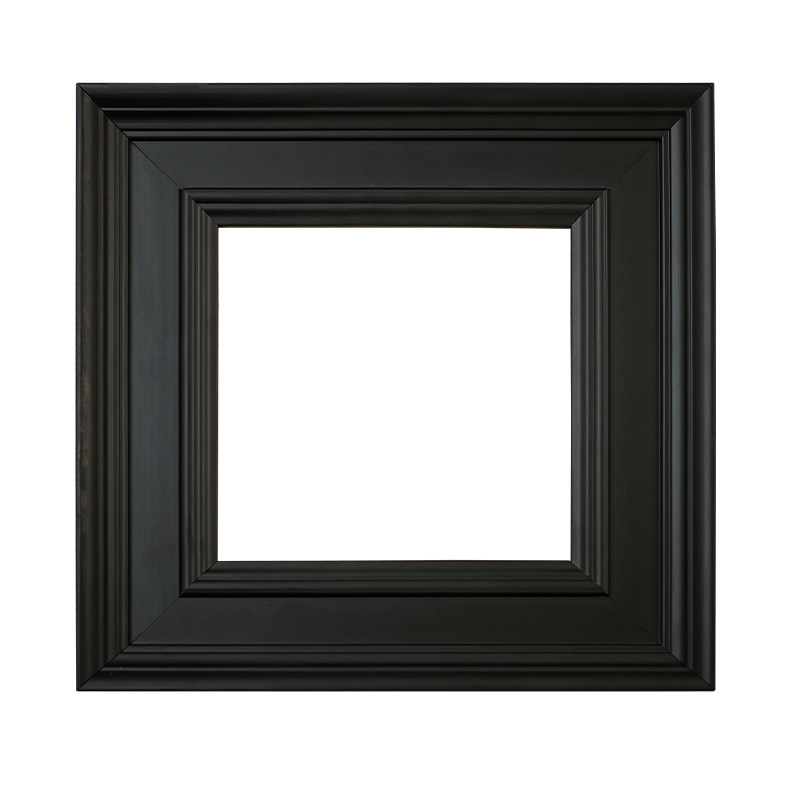 法式实木画框黑色51mm