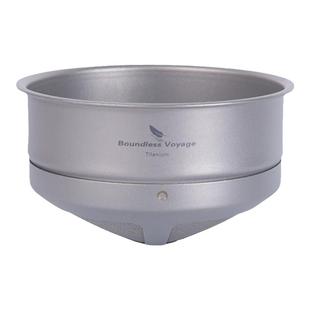 必唯纯钛咖啡过滤网多用茶滤户外茶漏泡茶茶隔细密分体悬挂漏斗