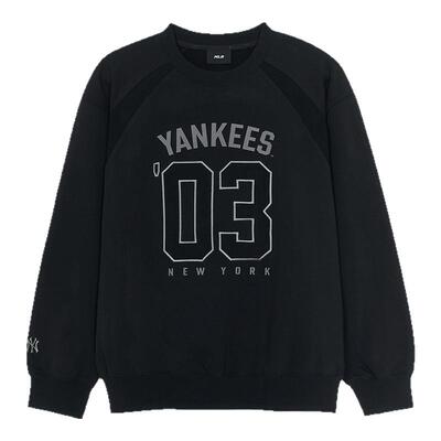 MLB官方 男女同款潮流时尚百搭复古学院风圆领套头卫衣春夏MTV02