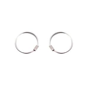 2023年新款爆款耳圈925银简约