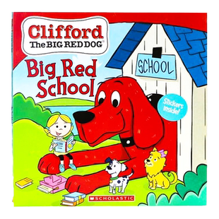 大红狗克里弗系列 红狗的学校 英文原版绘本 Clifford the Big Red Dog Big Red School  儿童英语启蒙认知亲子共读图画故事书平装