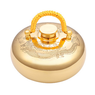 汤婆子纯铜加厚铜壶烫背暖手宝女生暖被窝热水袋暖手壶复古风礼物