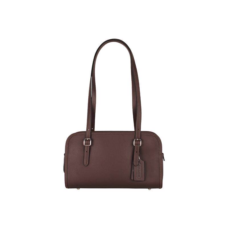【自营】COACH/蔻驰拉链开合品牌标签女士时尚单肩手提包CM565