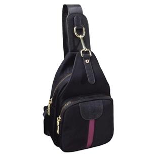 迷你胸包女新款女士小背包尼龙布包胸前包休闲斜挎帆布女包斜跨包