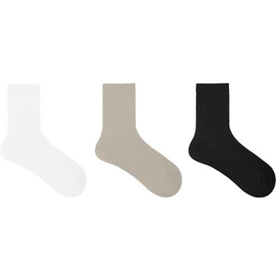 ubras新疆棉莱赛尔罗纹短筒袜