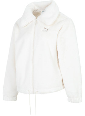 Puma/彪马正品秋冬新款女子运动休闲保暖毛绒外套537585-65