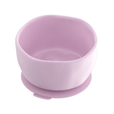 Qlittle【初食】瓷感硅胶辅食碗婴幼儿自主进食餐具强吸力辅食碗