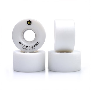 DBH不止滑板刷街轮软轮全能轮两用白色彩色磨砂公路轮子双翘专用