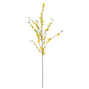 黄色迎春花仿真花高品质假花客厅餐桌摆设新中式玄关装饰花摆件