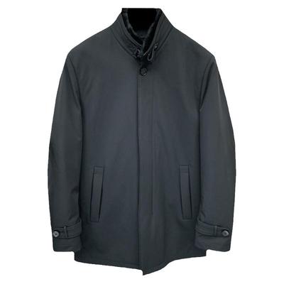 铭盛缘商务立领商务中长款羽绒服