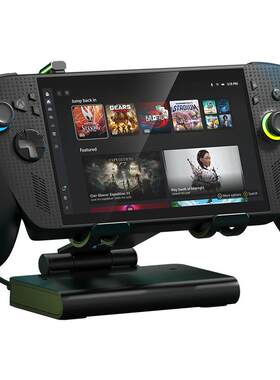 适用ROG XBOX AllyX掌机磁吸双风扇散热拓展坞3档风速散热扩展ROG Ally掌机45mm大风扇静音散热Steam掌机底座