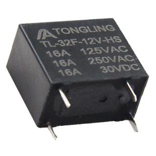 通灵正品工厂24v继电器4脚5A 10A DC5v 9V 12V小型电磁继电器32F